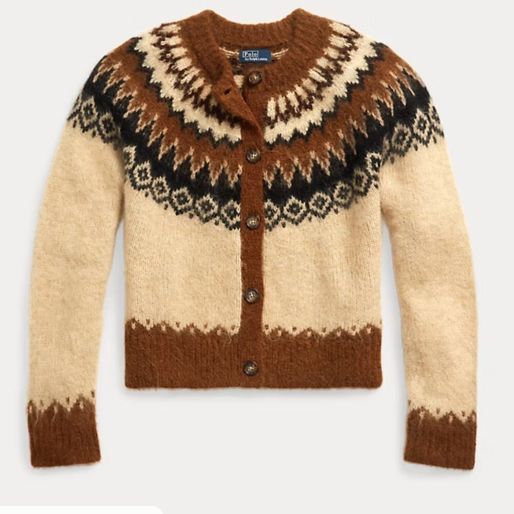 Ralph Lauren Fair Isle Cardigan XXS